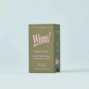 wims pocket tonic ginger 4mg thc : 4mg cbd per serving